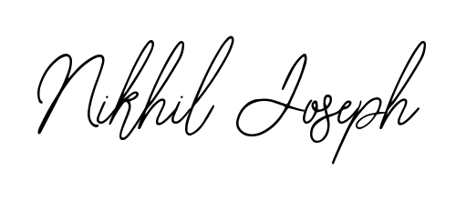 Explore multiple handwriting variations for Nikhil Joseph including this stunning Bearetta-2O07w design. Free to use across all platforms. Nikhil Joseph signature style 12 images and pictures png