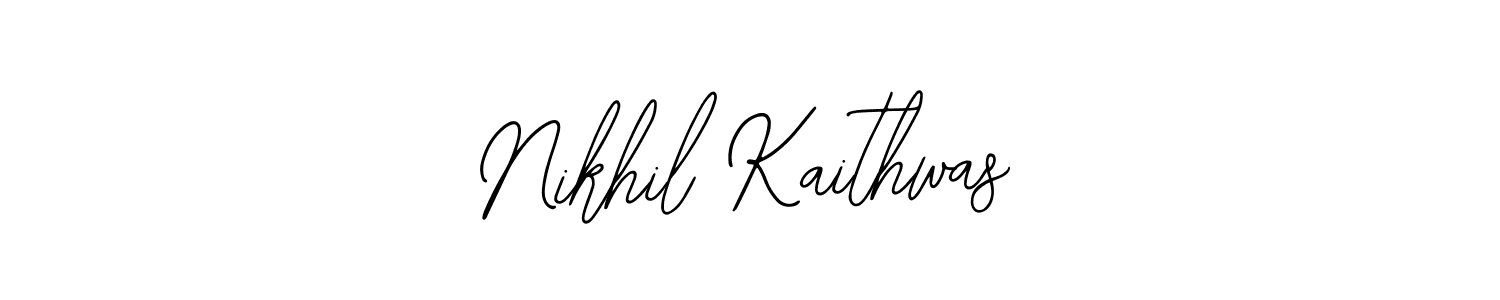 The best way (Bearetta-2O07w) to make a short signature is to pick only two or three words in your name. The name Nikhil Kaithwas include a total of six letters. For converting this name. Nikhil Kaithwas signature style 12 images and pictures png