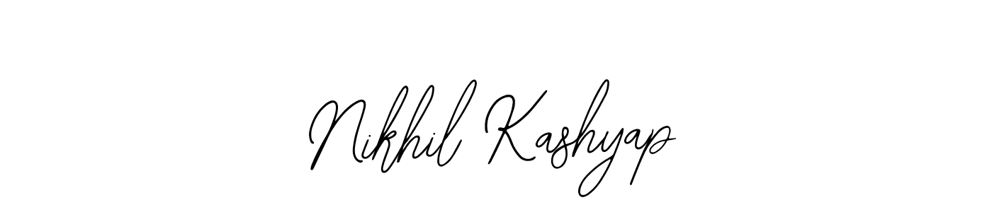 It looks lik you need a new signature style for name Nikhil Kashyap. Design unique handwritten (Bearetta-2O07w) signature with our free signature maker in just a few clicks. Nikhil Kashyap signature style 12 images and pictures png