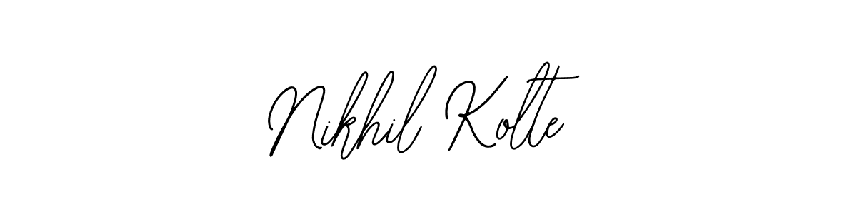 Create a beautiful signature design for name Nikhil Kolte. With this signature (Bearetta-2O07w) fonts, you can make a handwritten signature for free. Nikhil Kolte signature style 12 images and pictures png