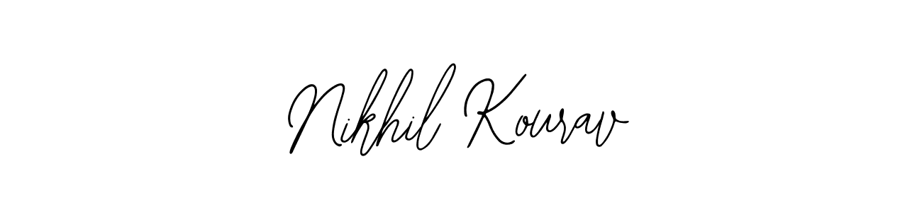 Also You can easily find your signature by using the search form. We will create Nikhil Kourav name handwritten signature images for you free of cost using Bearetta-2O07w sign style. Nikhil Kourav signature style 12 images and pictures png