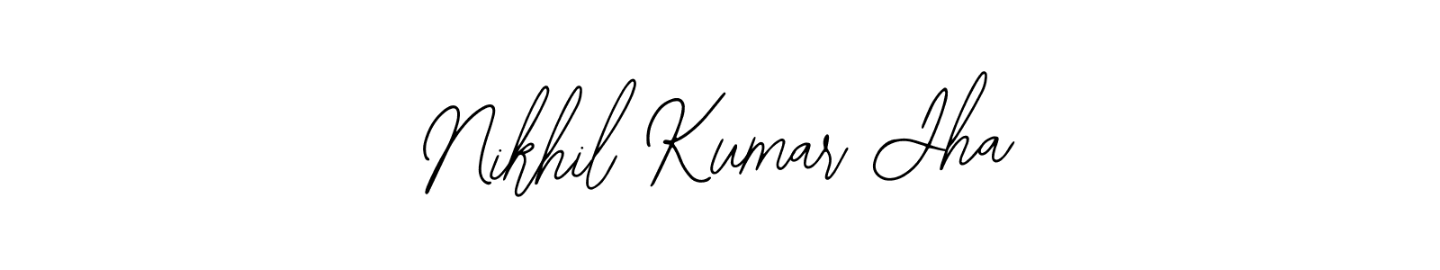 Create a beautiful signature design for name Nikhil Kumar Jha. With this signature (Bearetta-2O07w) fonts, you can make a handwritten signature for free. Nikhil Kumar Jha signature style 12 images and pictures png