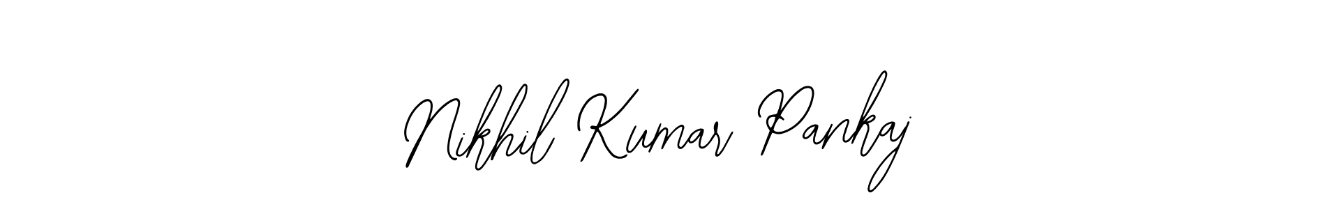 Nikhil Kumar Pankaj stylish signature style. Best Handwritten Sign (Bearetta-2O07w) for my name. Handwritten Signature Collection Ideas for my name Nikhil Kumar Pankaj. Nikhil Kumar Pankaj signature style 12 images and pictures png