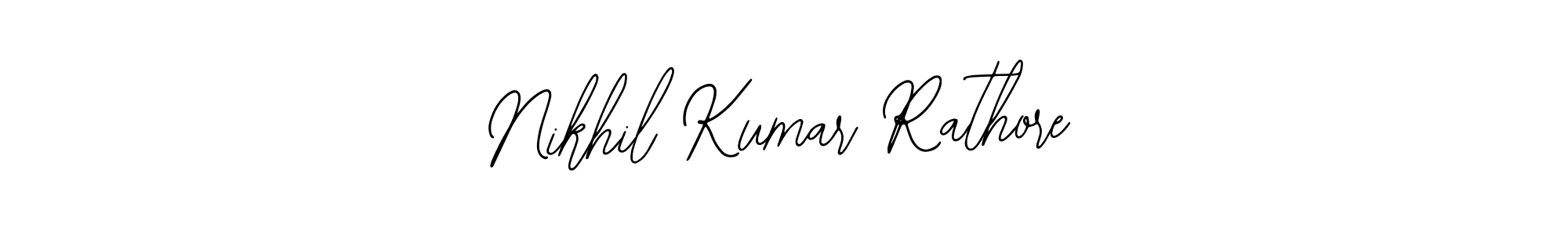 Nikhil Kumar Rathore stylish signature style. Best Handwritten Sign (Bearetta-2O07w) for my name. Handwritten Signature Collection Ideas for my name Nikhil Kumar Rathore. Nikhil Kumar Rathore signature style 12 images and pictures png