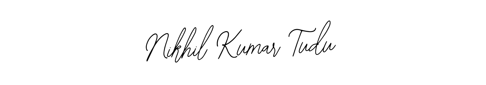 Create a beautiful signature design for name Nikhil Kumar Tudu. With this signature (Bearetta-2O07w) fonts, you can make a handwritten signature for free. Nikhil Kumar Tudu signature style 12 images and pictures png