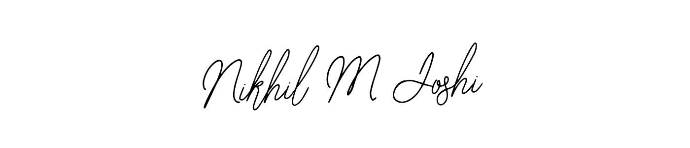 if you are searching for the best signature style for your name Nikhil M Joshi. so please give up your signature search. here we have designed multiple signature styles  using Bearetta-2O07w. Nikhil M Joshi signature style 12 images and pictures png