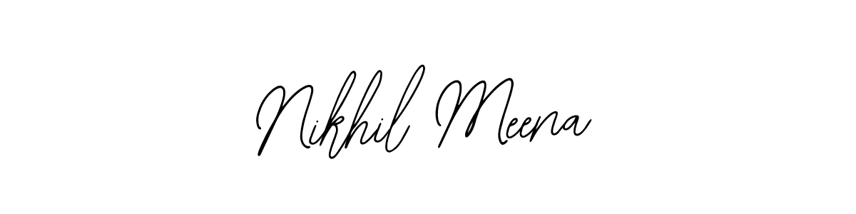 How to Draw Nikhil Meena signature style? Bearetta-2O07w is a latest design signature styles for name Nikhil Meena. Nikhil Meena signature style 12 images and pictures png