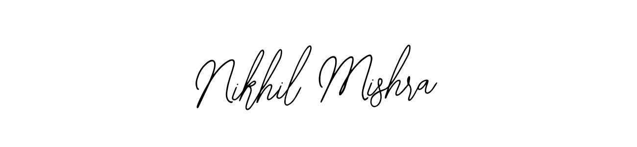 Use a signature maker to create a handwritten signature online. With this signature software, you can design (Bearetta-2O07w) your own signature for name Nikhil Mishra. Nikhil Mishra signature style 12 images and pictures png