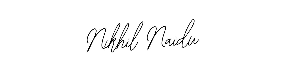 Design your own signature with our free online signature maker. With this signature software, you can create a handwritten (Bearetta-2O07w) signature for name Nikhil Naidu. Nikhil Naidu signature style 12 images and pictures png