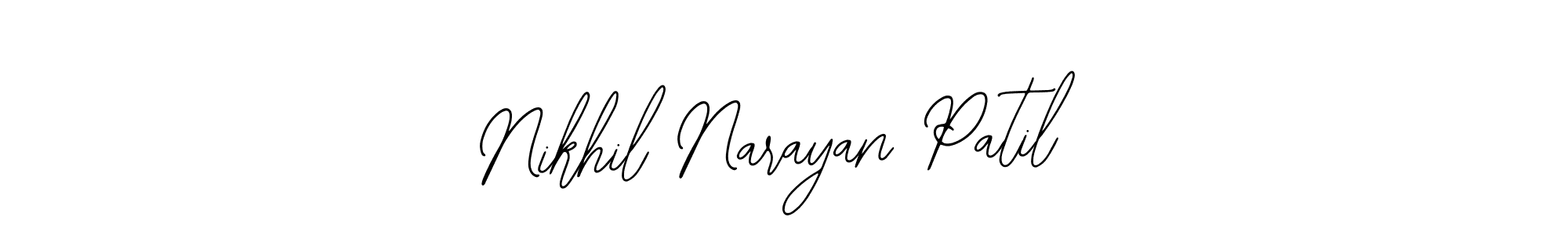 Make a beautiful signature design for name Nikhil Narayan Patil. With this signature (Bearetta-2O07w) style, you can create a handwritten signature for free. Nikhil Narayan Patil signature style 12 images and pictures png