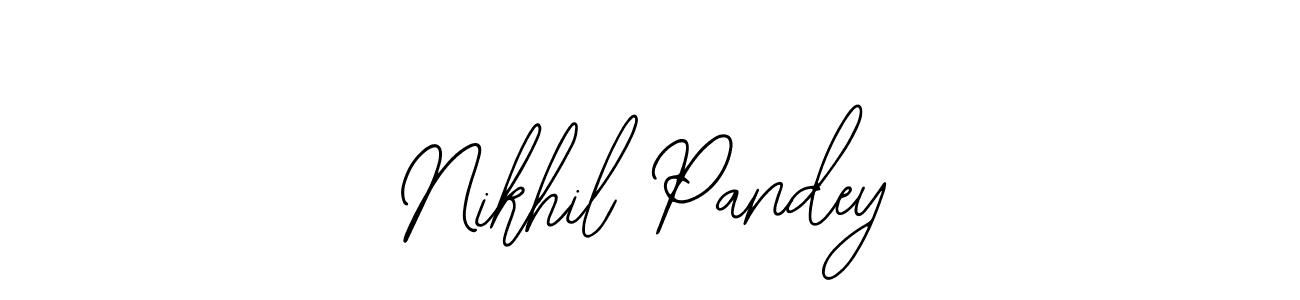 Create a beautiful signature design for name Nikhil Pandey. With this signature (Bearetta-2O07w) fonts, you can make a handwritten signature for free. Nikhil Pandey signature style 12 images and pictures png