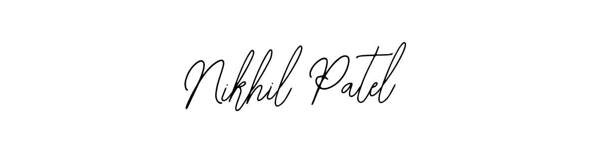 Nikhil Patel stylish signature style. Best Handwritten Sign (Bearetta-2O07w) for my name. Handwritten Signature Collection Ideas for my name Nikhil Patel. Nikhil Patel signature style 12 images and pictures png