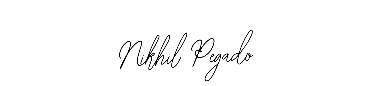 Nikhil Pegado stylish signature style. Best Handwritten Sign (Bearetta-2O07w) for my name. Handwritten Signature Collection Ideas for my name Nikhil Pegado. Nikhil Pegado signature style 12 images and pictures png