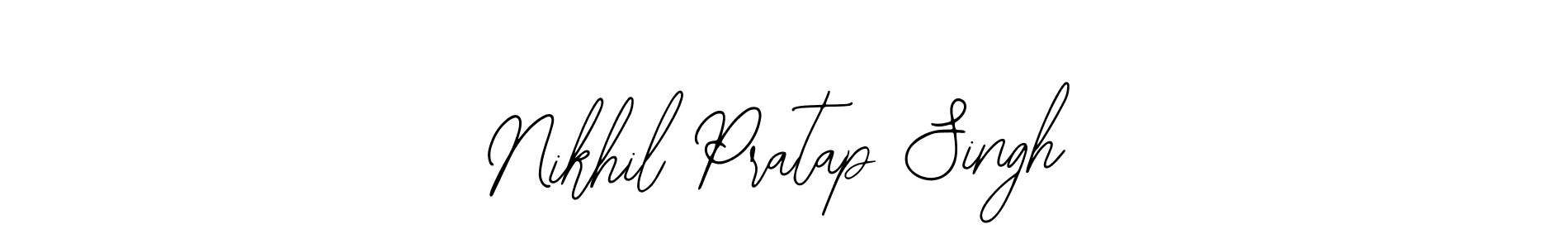 if you are searching for the best signature style for your name Nikhil Pratap Singh. so please give up your signature search. here we have designed multiple signature styles  using Bearetta-2O07w. Nikhil Pratap Singh signature style 12 images and pictures png