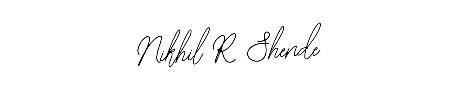 Make a beautiful signature design for name Nikhil R Shende. With this signature (Bearetta-2O07w) style, you can create a handwritten signature for free. Nikhil R Shende signature style 12 images and pictures png