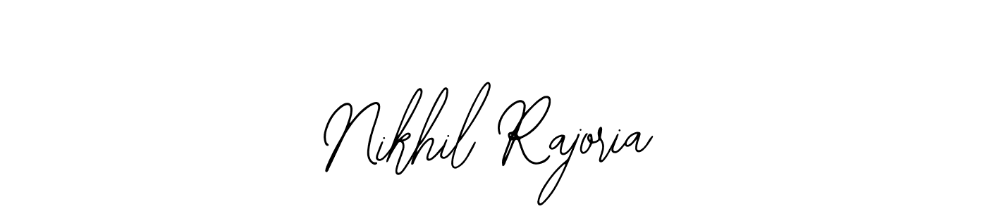 Similarly Bearetta-2O07w is the best handwritten signature design. Signature creator online .You can use it as an online autograph creator for name Nikhil Rajoria. Nikhil Rajoria signature style 12 images and pictures png