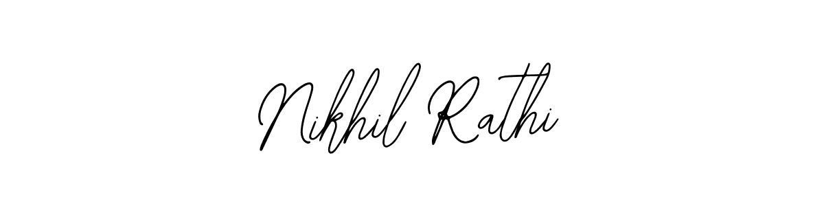 Use a signature maker to create a handwritten signature online. With this signature software, you can design (Bearetta-2O07w) your own signature for name Nikhil Rathi. Nikhil Rathi signature style 12 images and pictures png