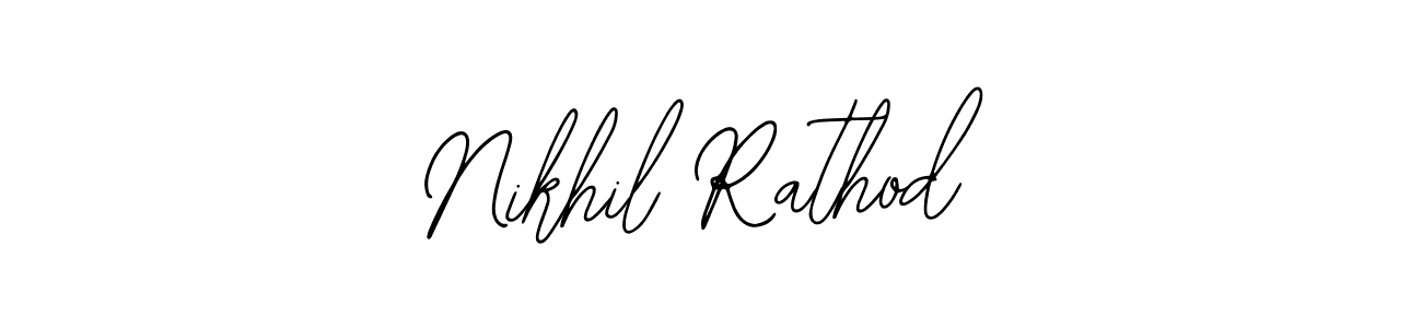 Design your own signature with our free online signature maker. With this signature software, you can create a handwritten (Bearetta-2O07w) signature for name Nikhil Rathod. Nikhil Rathod signature style 12 images and pictures png