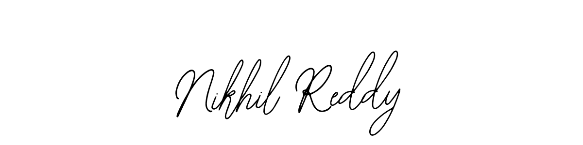 How to make Nikhil Reddy name signature. Use Bearetta-2O07w style for creating short signs online. This is the latest handwritten sign. Nikhil Reddy signature style 12 images and pictures png