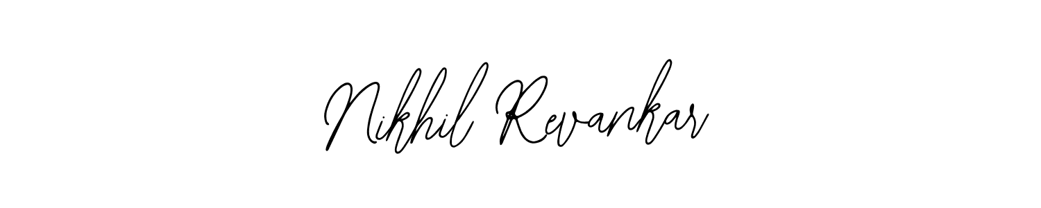 It looks lik you need a new signature style for name Nikhil Revankar. Design unique handwritten (Bearetta-2O07w) signature with our free signature maker in just a few clicks. Nikhil Revankar signature style 12 images and pictures png