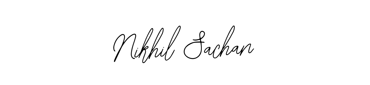 Create a beautiful signature design for name Nikhil Sachan. With this signature (Bearetta-2O07w) fonts, you can make a handwritten signature for free. Nikhil Sachan signature style 12 images and pictures png