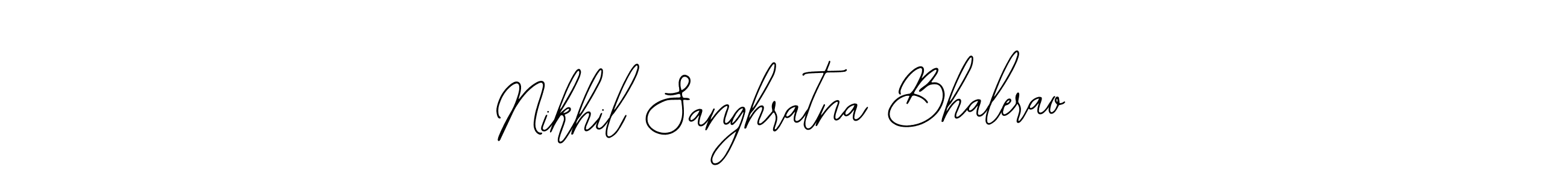 This is the best signature style for the Nikhil Sanghratna Bhalerao name. Also you like these signature font (Bearetta-2O07w). Mix name signature. Nikhil Sanghratna Bhalerao signature style 12 images and pictures png