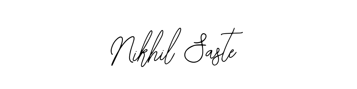 Make a beautiful signature design for name Nikhil Saste. Use this online signature maker to create a handwritten signature for free. Nikhil Saste signature style 12 images and pictures png