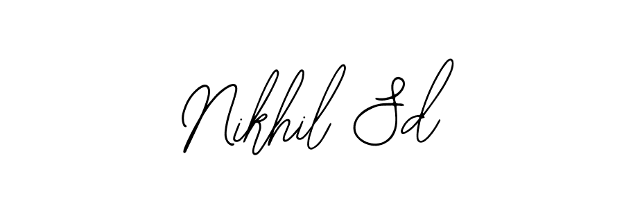 Here are the top 10 professional signature styles for the name Nikhil Sd. These are the best autograph styles you can use for your name. Nikhil Sd signature style 12 images and pictures png