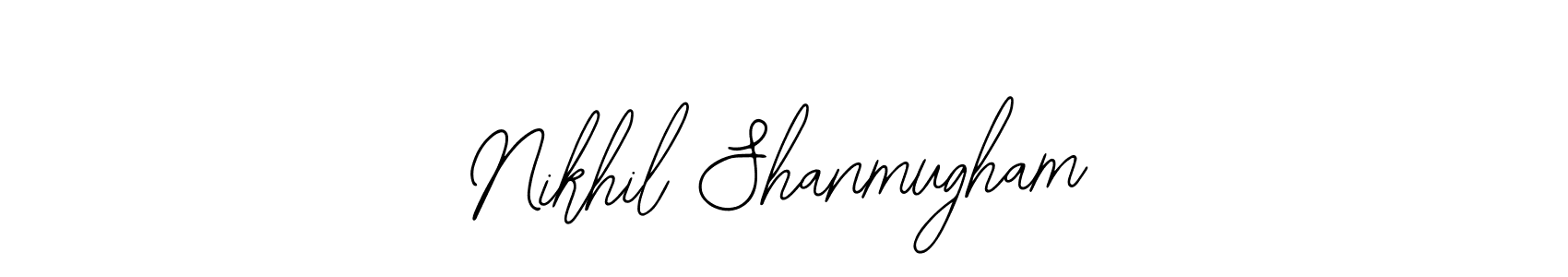 Make a beautiful signature design for name Nikhil Shanmugham. With this signature (Bearetta-2O07w) style, you can create a handwritten signature for free. Nikhil Shanmugham signature style 12 images and pictures png