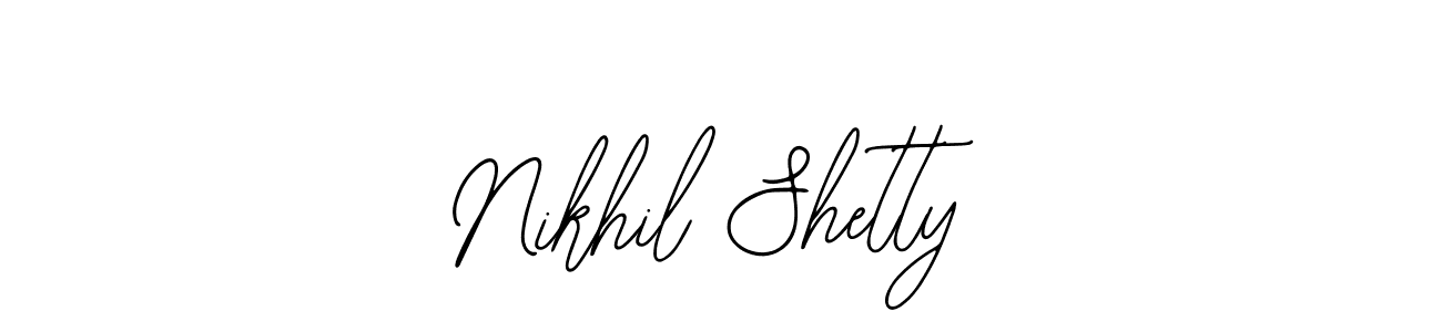 The best way (Bearetta-2O07w) to make a short signature is to pick only two or three words in your name. The name Nikhil Shetty include a total of six letters. For converting this name. Nikhil Shetty signature style 12 images and pictures png