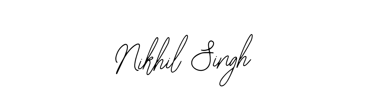 How to make Nikhil Singh signature? Bearetta-2O07w is a professional autograph style. Create handwritten signature for Nikhil Singh name. Nikhil Singh signature style 12 images and pictures png