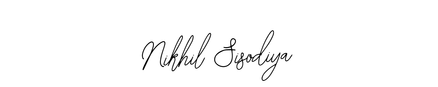 The best way (Bearetta-2O07w) to make a short signature is to pick only two or three words in your name. The name Nikhil Sisodiya include a total of six letters. For converting this name. Nikhil Sisodiya signature style 12 images and pictures png