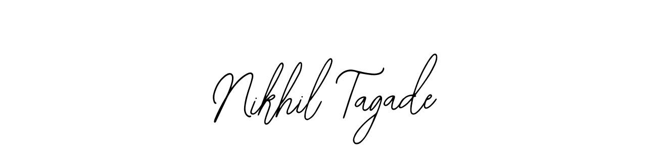 Use a signature maker to create a handwritten signature online. With this signature software, you can design (Bearetta-2O07w) your own signature for name Nikhil Tagade. Nikhil Tagade signature style 12 images and pictures png