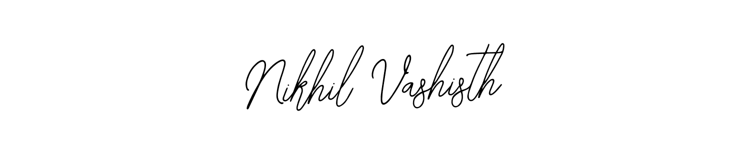 Similarly Bearetta-2O07w is the best handwritten signature design. Signature creator online .You can use it as an online autograph creator for name Nikhil Vashisth. Nikhil Vashisth signature style 12 images and pictures png