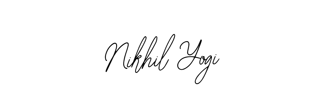 You should practise on your own different ways (Bearetta-2O07w) to write your name (Nikhil Yogi) in signature. don't let someone else do it for you. Nikhil Yogi signature style 12 images and pictures png