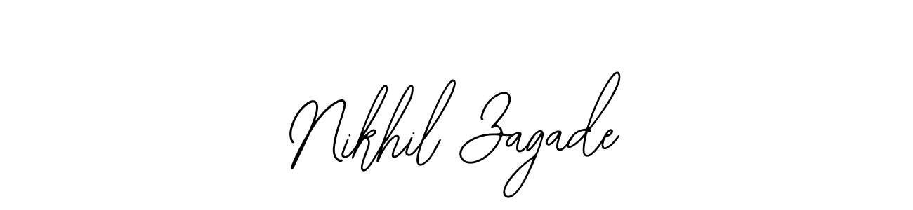 Also You can easily find your signature by using the search form. We will create Nikhil Zagade name handwritten signature images for you free of cost using Bearetta-2O07w sign style. Nikhil Zagade signature style 12 images and pictures png