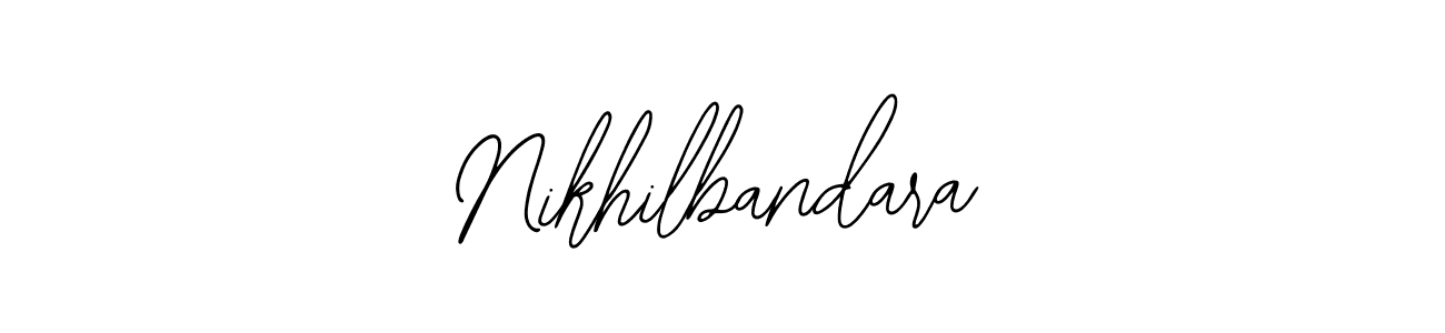 Design your own signature with our free online signature maker. With this signature software, you can create a handwritten (Bearetta-2O07w) signature for name Nikhilbandara. Nikhilbandara signature style 12 images and pictures png