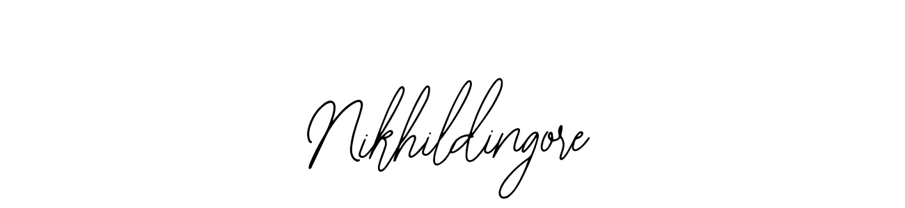 Create a beautiful signature design for name Nikhildingore. With this signature (Bearetta-2O07w) fonts, you can make a handwritten signature for free. Nikhildingore signature style 12 images and pictures png