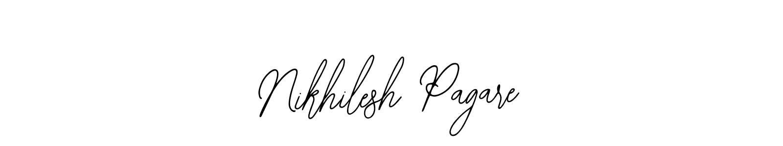 How to make Nikhilesh Pagare signature? Bearetta-2O07w is a professional autograph style. Create handwritten signature for Nikhilesh Pagare name. Nikhilesh Pagare signature style 12 images and pictures png