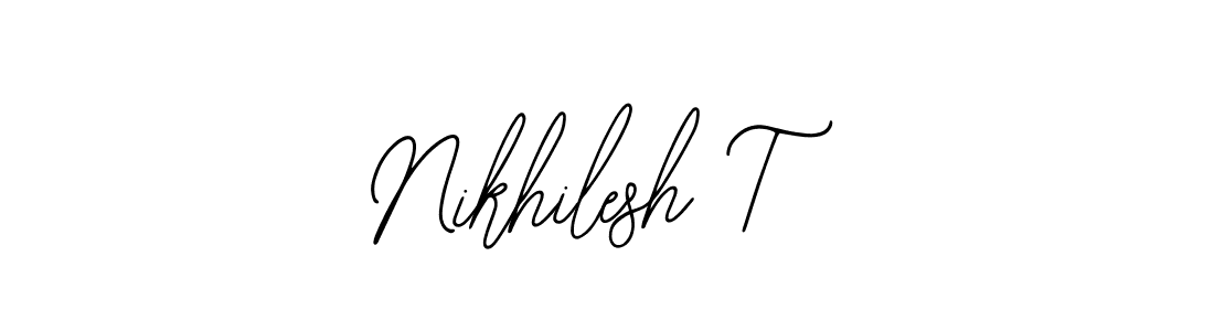 How to Draw Nikhilesh T signature style? Bearetta-2O07w is a latest design signature styles for name Nikhilesh T. Nikhilesh T signature style 12 images and pictures png