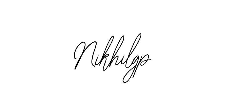 How to Draw Nikhilgp signature style? Bearetta-2O07w is a latest design signature styles for name Nikhilgp. Nikhilgp signature style 12 images and pictures png