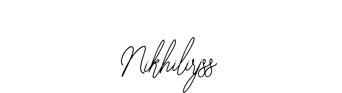 Nikhilirjss stylish signature style. Best Handwritten Sign (Bearetta-2O07w) for my name. Handwritten Signature Collection Ideas for my name Nikhilirjss. Nikhilirjss signature style 12 images and pictures png