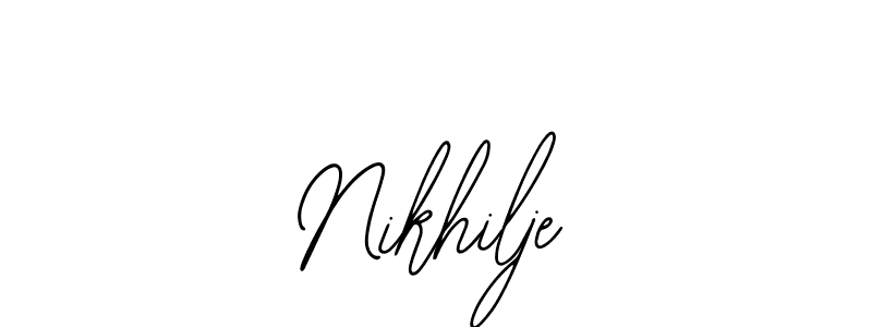 Create a beautiful signature design for name Nikhilje. With this signature (Bearetta-2O07w) fonts, you can make a handwritten signature for free. Nikhilje signature style 12 images and pictures png