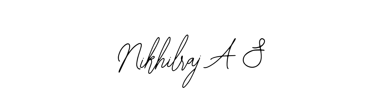 Nikhilraj A S stylish signature style. Best Handwritten Sign (Bearetta-2O07w) for my name. Handwritten Signature Collection Ideas for my name Nikhilraj A S. Nikhilraj A S signature style 12 images and pictures png