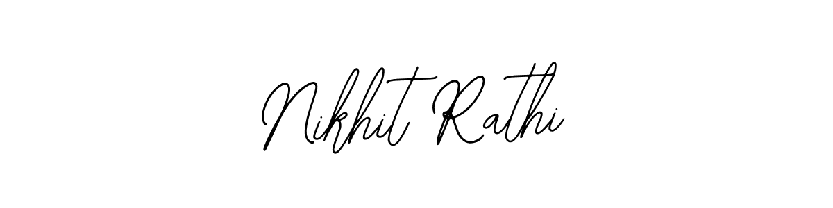 Use a signature maker to create a handwritten signature online. With this signature software, you can design (Bearetta-2O07w) your own signature for name Nikhit Rathi. Nikhit Rathi signature style 12 images and pictures png