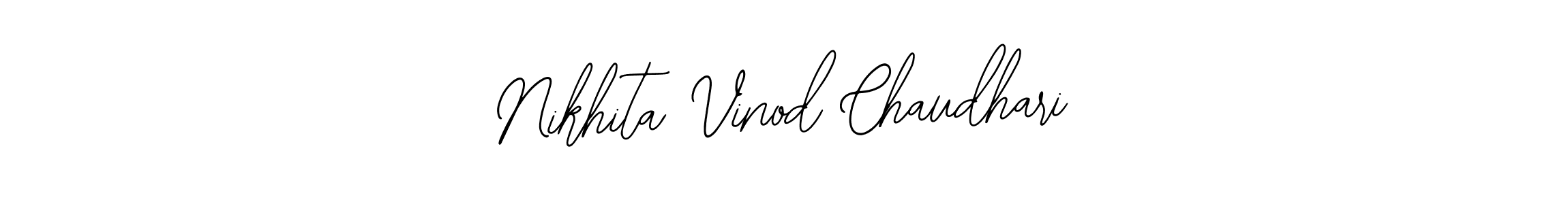 Also You can easily find your signature by using the search form. We will create Nikhita Vinod Chaudhari name handwritten signature images for you free of cost using Bearetta-2O07w sign style. Nikhita Vinod Chaudhari signature style 12 images and pictures png