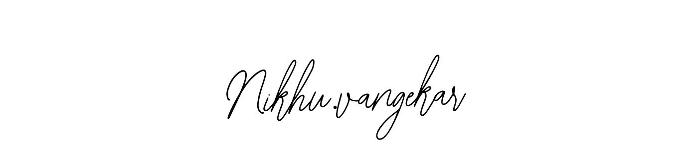 How to make Nikhu.vangekar signature? Bearetta-2O07w is a professional autograph style. Create handwritten signature for Nikhu.vangekar name. Nikhu.vangekar signature style 12 images and pictures png