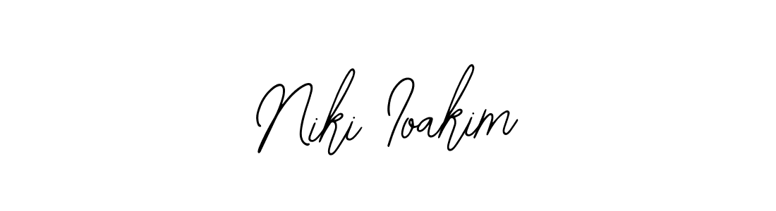 if you are searching for the best signature style for your name Niki Ioakim. so please give up your signature search. here we have designed multiple signature styles  using Bearetta-2O07w. Niki Ioakim signature style 12 images and pictures png