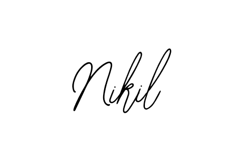 Similarly Bearetta-2O07w is the best handwritten signature design. Signature creator online .You can use it as an online autograph creator for name Nikil. Nikil signature style 12 images and pictures png