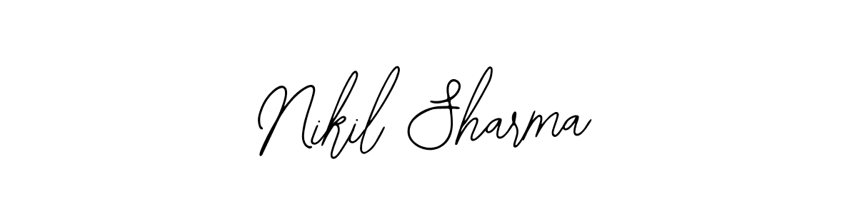 Make a beautiful signature design for name Nikil Sharma. With this signature (Bearetta-2O07w) style, you can create a handwritten signature for free. Nikil Sharma signature style 12 images and pictures png